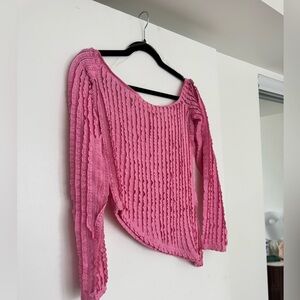 Pink Long Sleeve Top